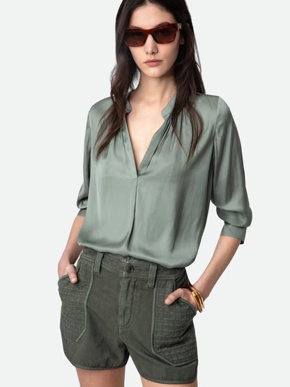 Short Sei short kaki femme