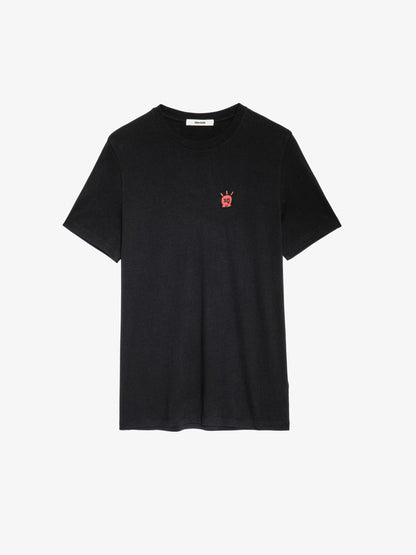 T-Shirt Tommy Skull t-shirt noir homme