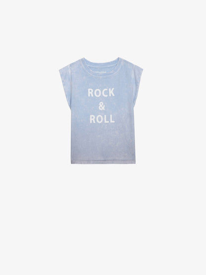 T-shirt Alin Fille t-shirt bleu fille