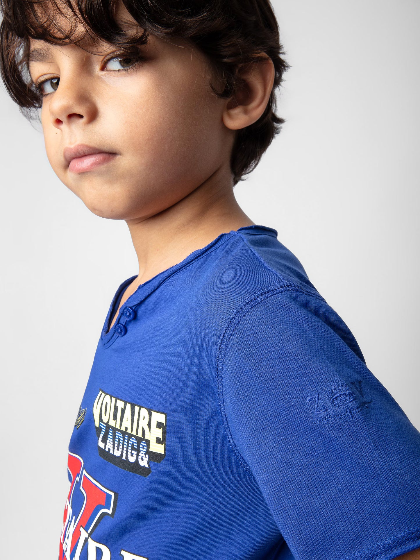 T-shirt Boxer Garçon t-shirt bleu Garçon
