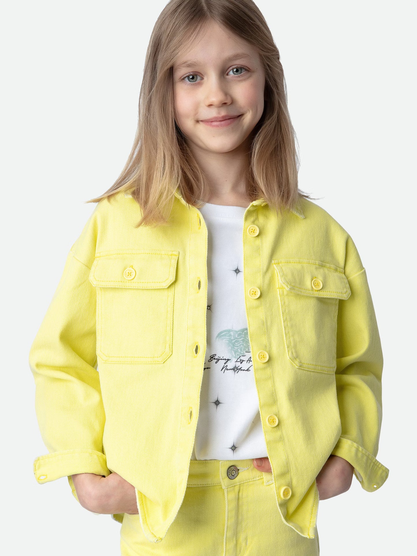 Veste Timmy Fille blouson jaune fille