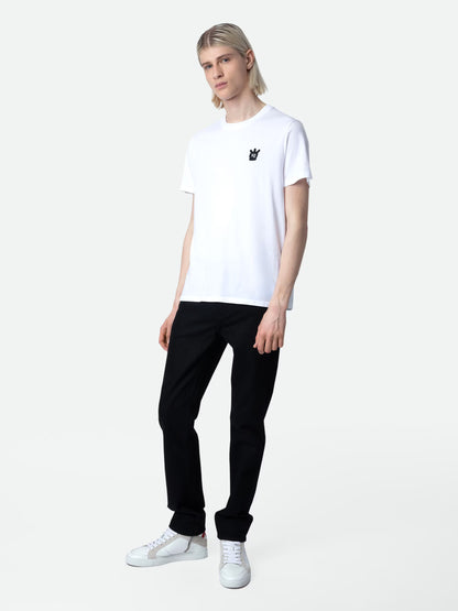 T-Shirt Tommy Skull t-shirt blanc homme