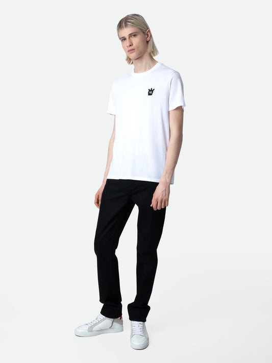 T-Shirt Tommy Skull t-shirt blanc homme