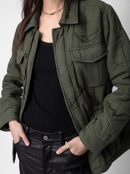 Veste Kayak blouson kaki femme