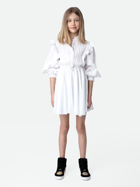 Robe Ranil Fille robe blanc fille