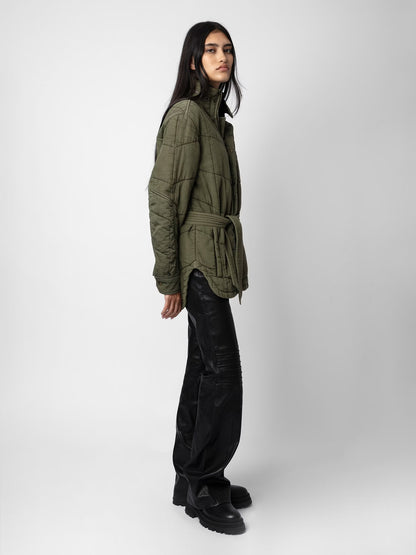 Veste Kalice blouson kaki femme