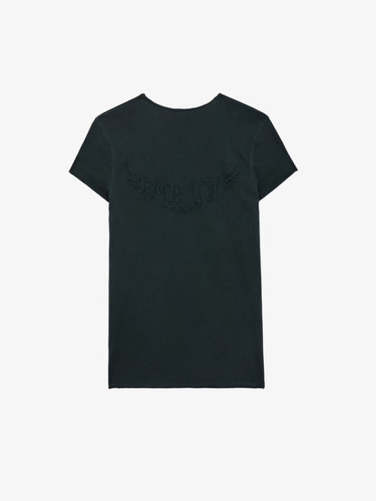 T-shirt Story Fishnet t-shirt gris femme