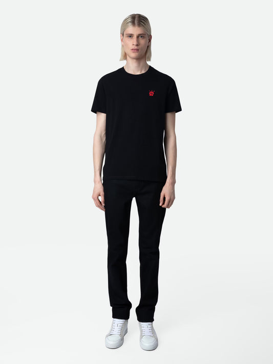 T-Shirt Tommy Skull t-shirt noir homme