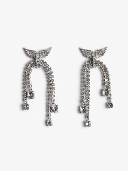 Boucles D'oreilles Rock Knode boucles d'oreilles argent femme