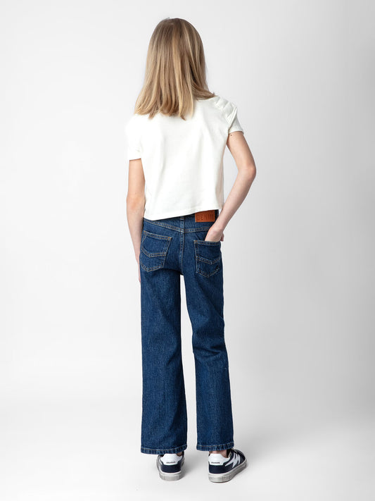 T-shirt Anja Fille t-shirt beige fille