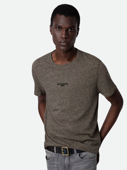 T-shirt Tommy t-shirt beige homme