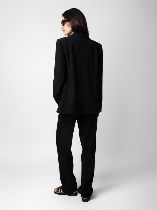 Veste Voyage blazer noir femme