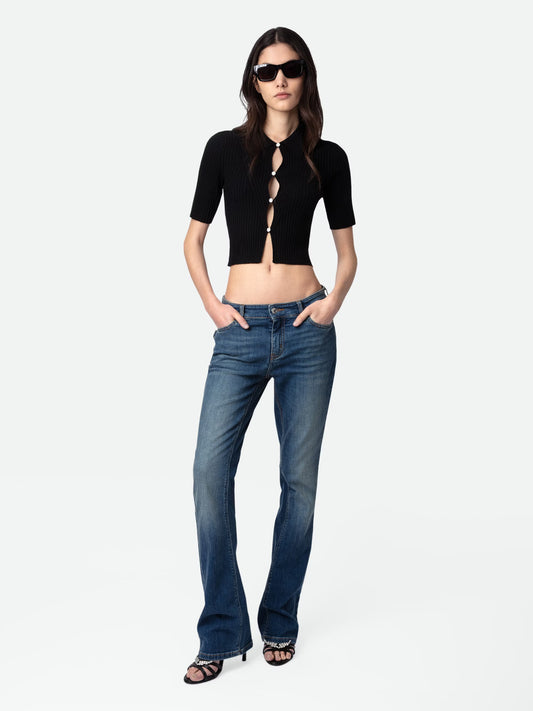 Top Lyam debardeur noir femme