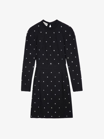 Robe Racia Strass robe noir femme