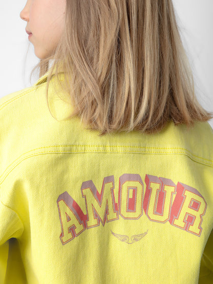 Veste Timmy Fille blouson jaune fille