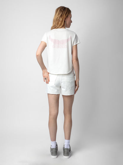 Tunisien Wings tunisien blanc femme