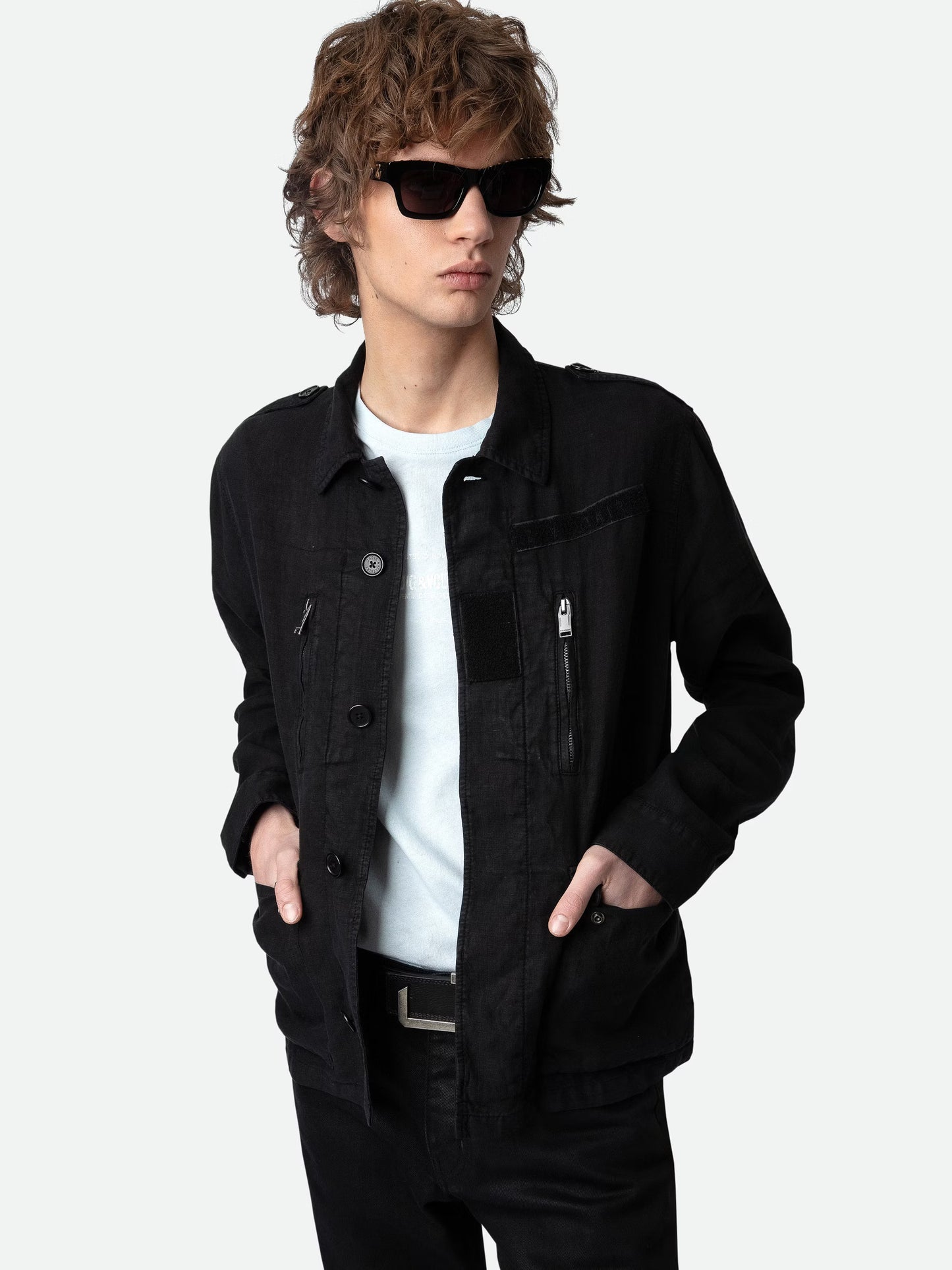 Veste Kido Lin parka noir homme