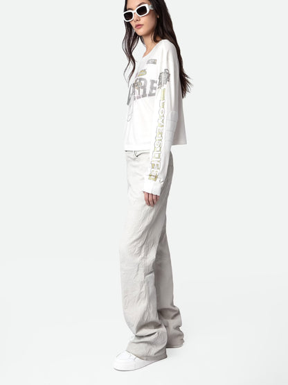 T-shirt Iona Voltaire Strass t-shirt blanc femme