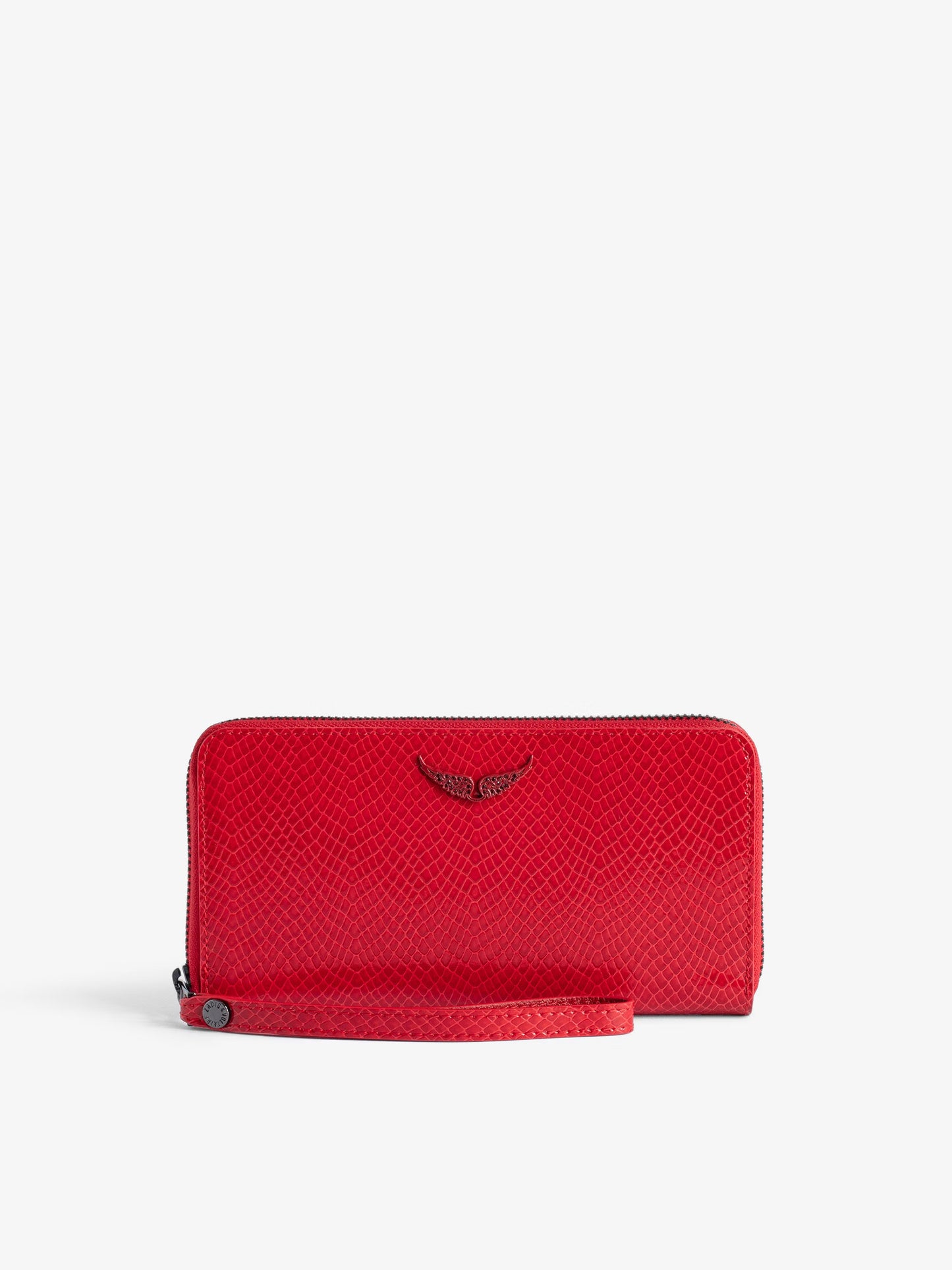 Portefeuille Compagnon Embossé portefeuille rouge femme