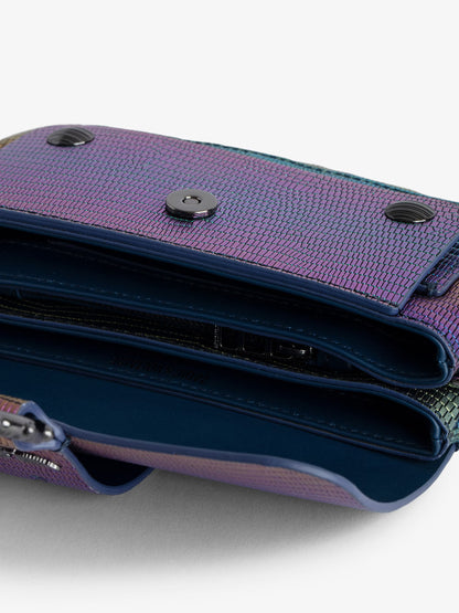 Sac Kate Wallet Métallisé Embossé mini sac multicolor femme