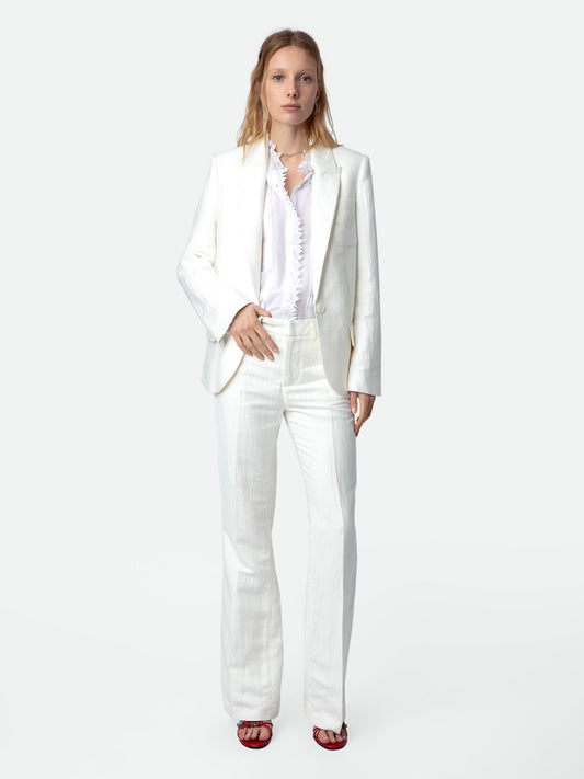 Blazer Vow Lin blazer blanc femme