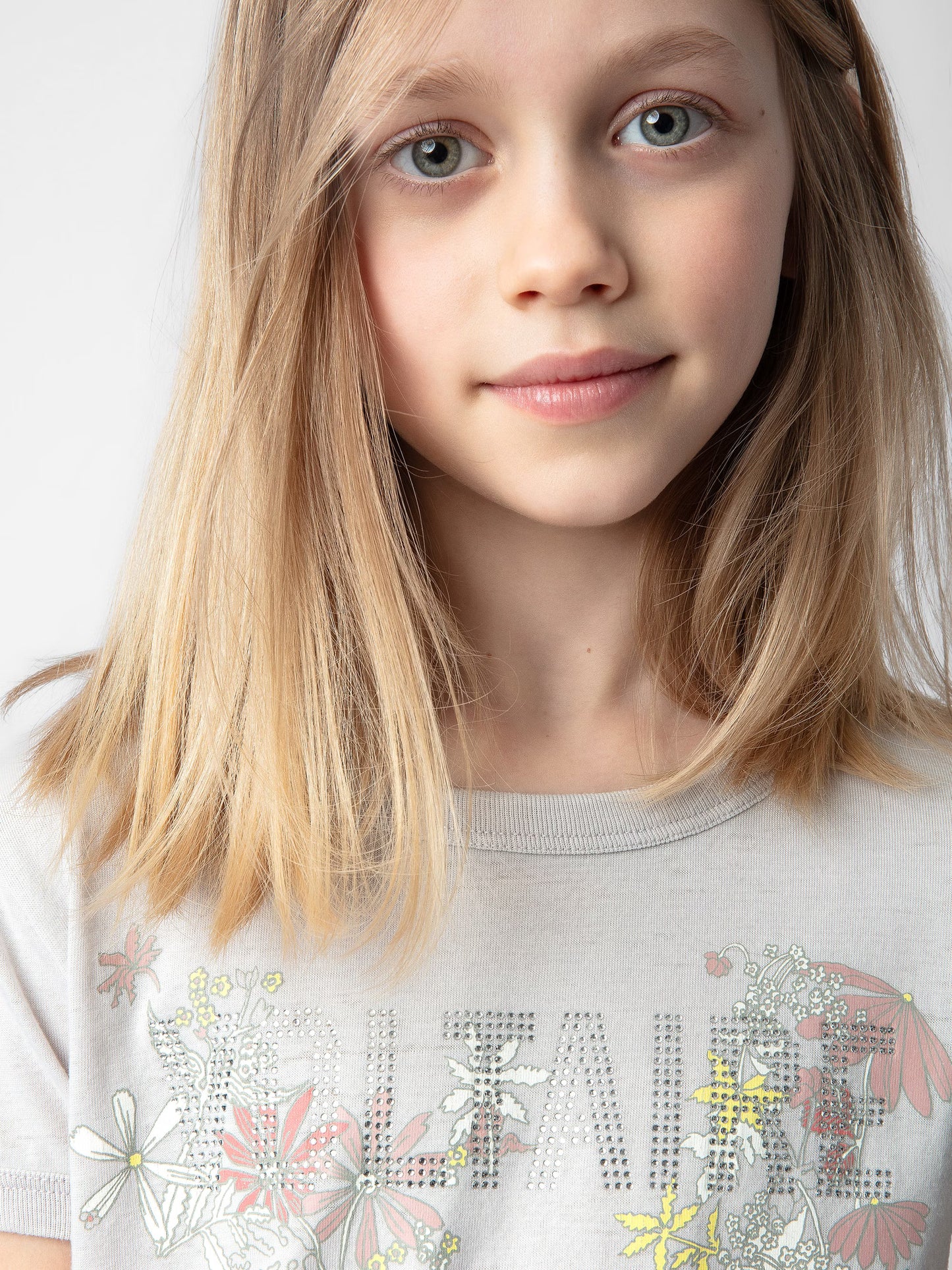 T-shirt Alister Fille t-shirt gris fille
