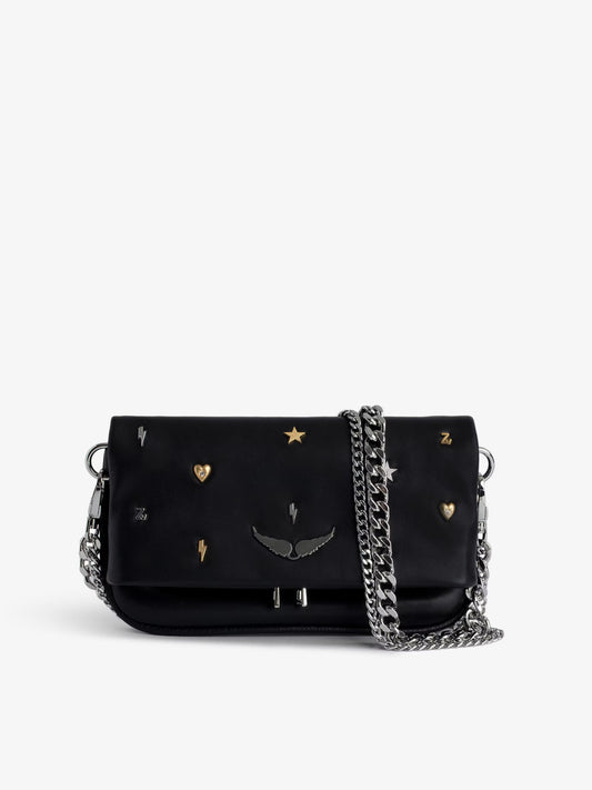 Pochette Rock Nano Lucky Charms mini sac noir femme