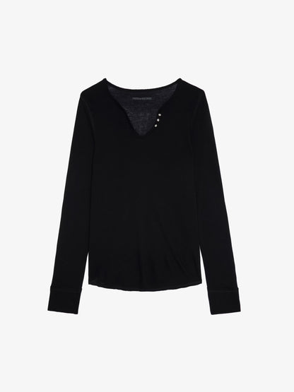 T-shirt Tunisien Bijoux tunisien noir femme