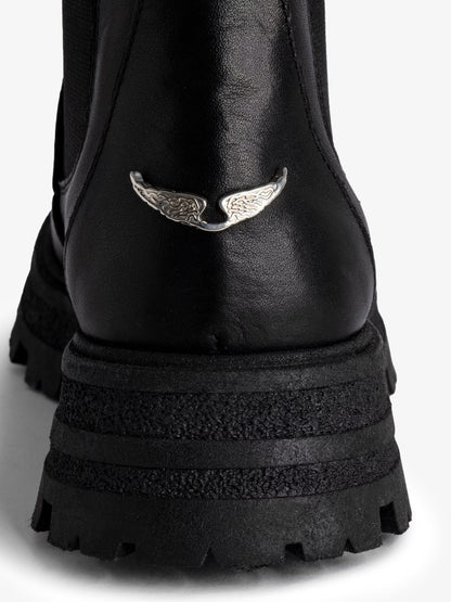 Bottines Chelsea Fille bottines noir fille