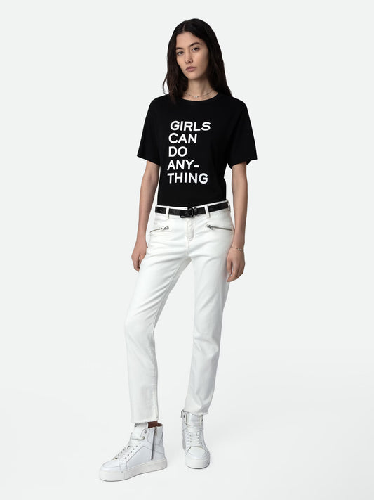 T-Shirt Bella t-shirt noir femme