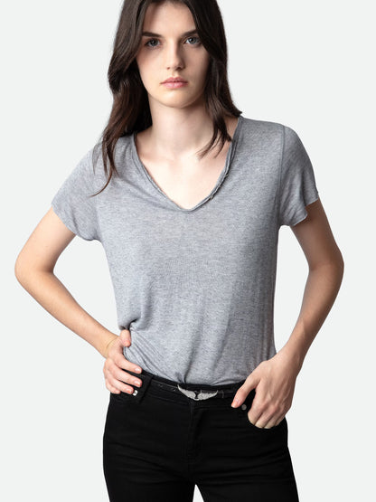 T-shirt Tunisien Bijoux tunisien gris femme