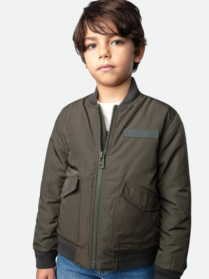 Bomber Benet Garçon blouson kaki Garçon