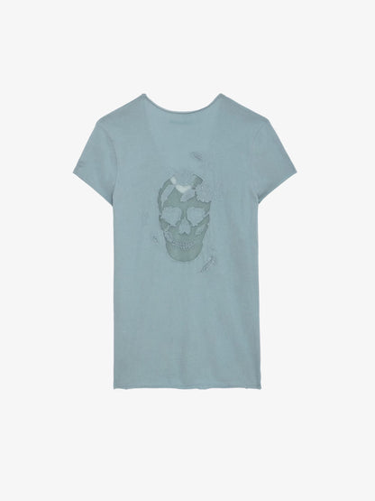 T-shirt Story Fishnet t-shirt bleu femme
