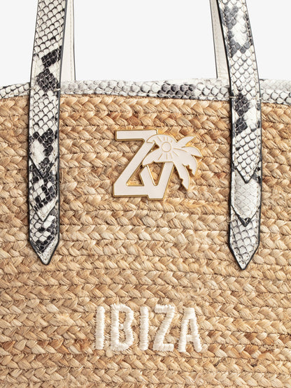 Sac Le Beach Bag cabas blanc femme
