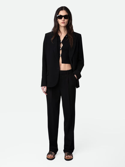 Veste Voyage blazer noir femme