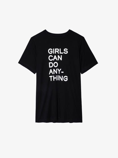 T-Shirt Bella t-shirt noir femme