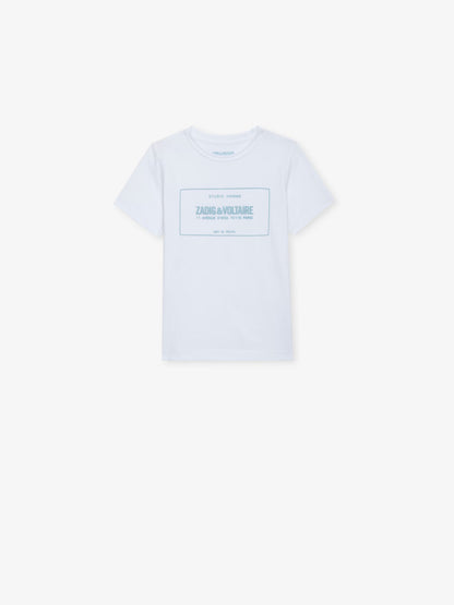 T-shirt Toby Garçon t-shirt blanc Garçon