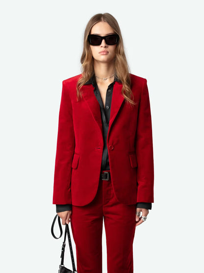 Vavy Velvet Blazer